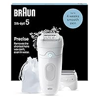 Braun Silk Epil 5 Epilatore Elettrico Donna, Rasoio Elettrico Donna Per Una Epilazione Semplice