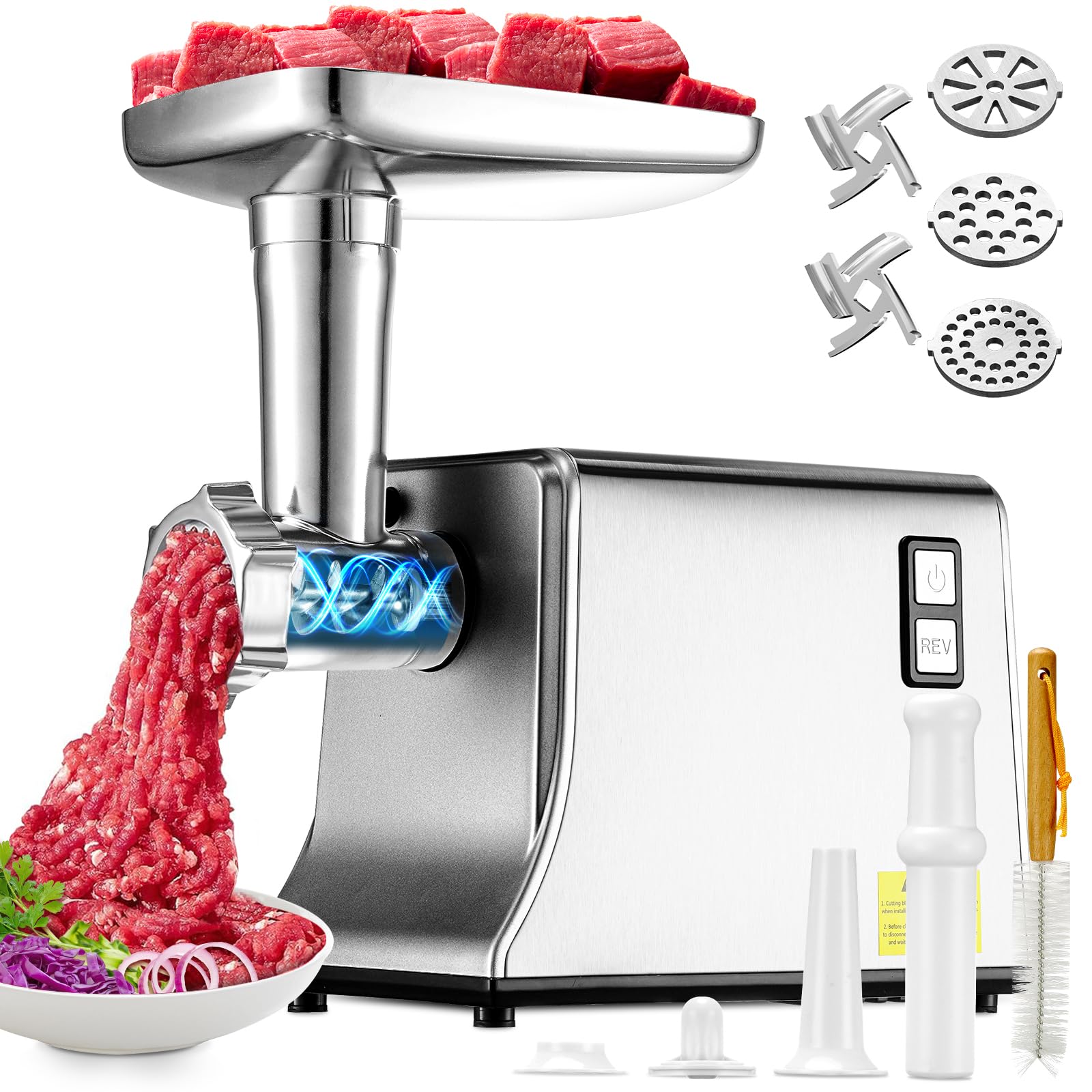 5.0 Upgrade Electric Meat Grinder,3S Grinding,Meat Grinders for Home Use