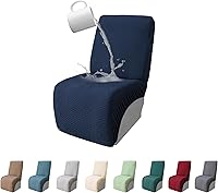 Vista 378 de Fundas 100% impermeables para sofá reclinable seccional, fundas para sofá reclinable en forma de L, funda para sofá seccional de esquina