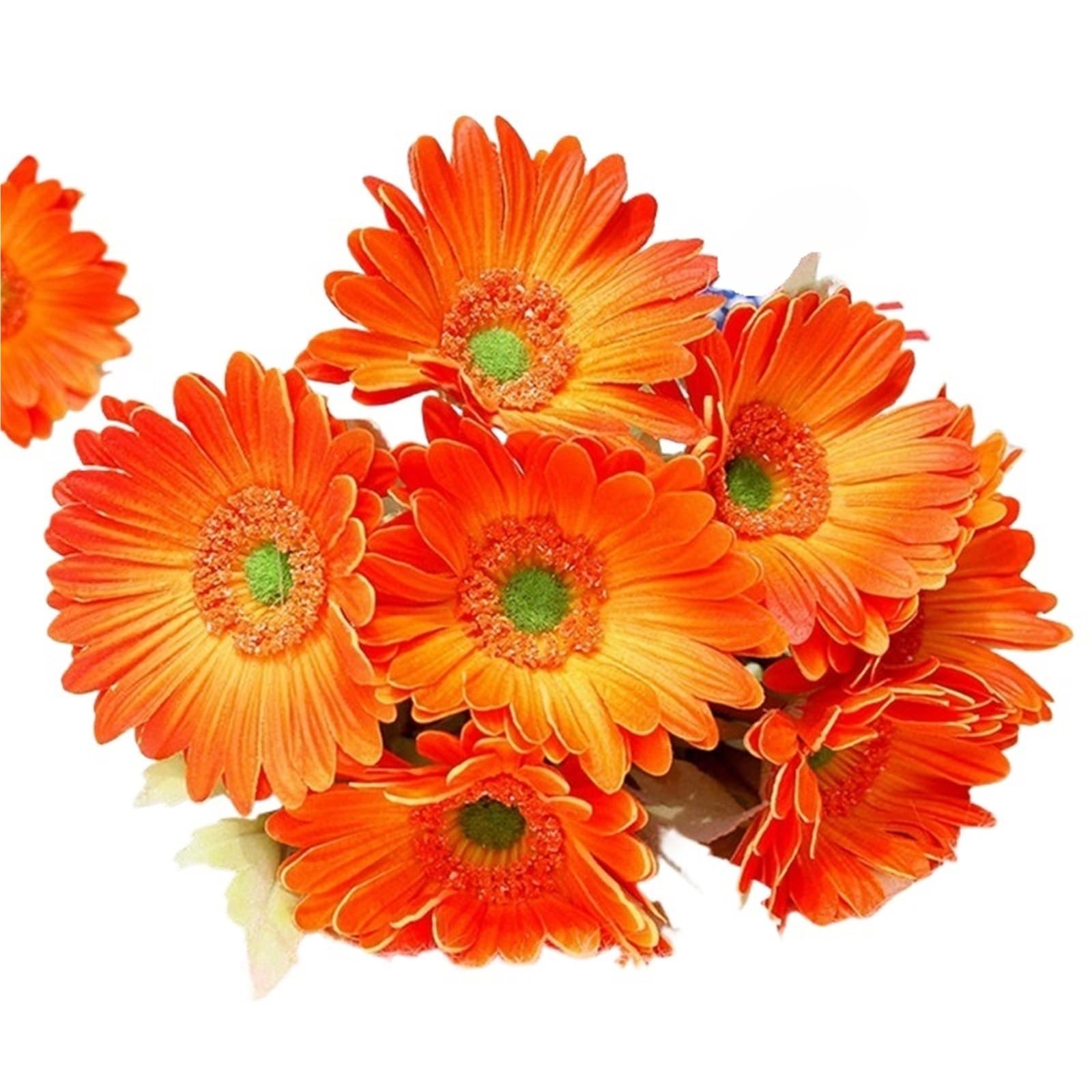 FonHNDG Artificial Flower Branches Artificial Flower PU Real Touch Chrysanthemum Sunflower Fake Wedding Party Home Decoration(Color6)