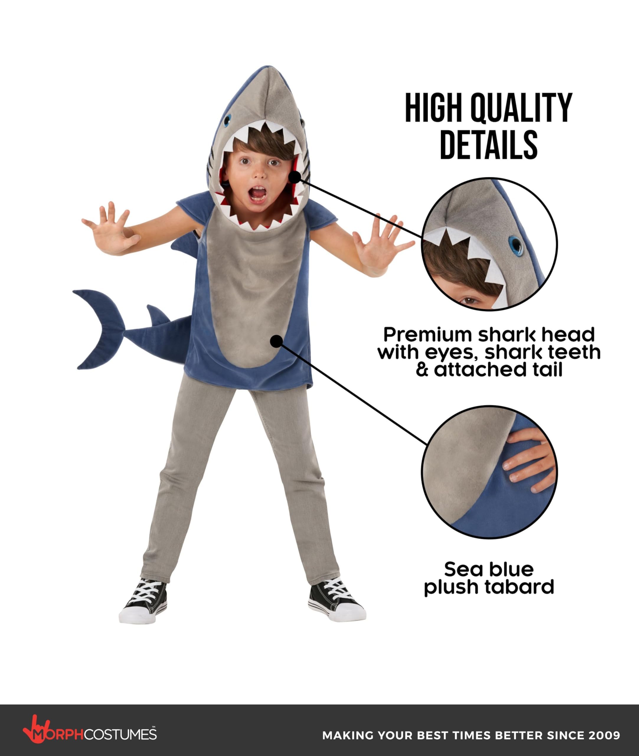 Morph Costume Squalo Bambino, Costume Da Squalo Bambino Baby, Vestito Squalo Bambino Shark, Vestito Da Squalo Bambino, Costume Carnevale Squalo Bambino, Vestito Carnevale Squalo Bambino Bambina