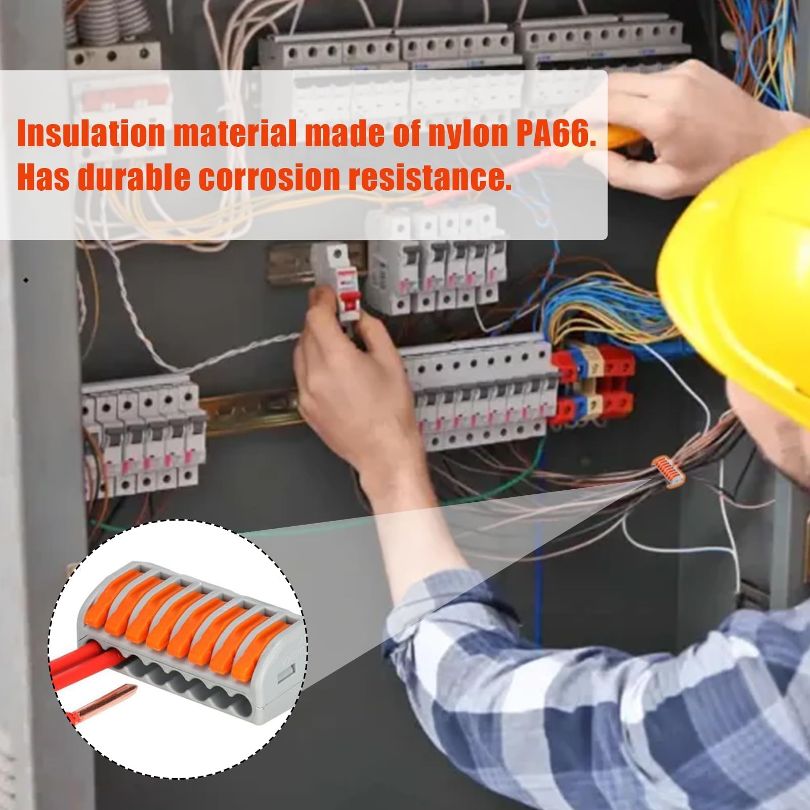 keyxer 16 Stück Kabelverbinder,Verbindungsklemme & Kabelklemmen Set: Steckbare Lüsterklemmen mit Hebel für Elektroinstallationen – Anschlussblöcke Leiter, Aktualisierte Elektro-Klemmen
