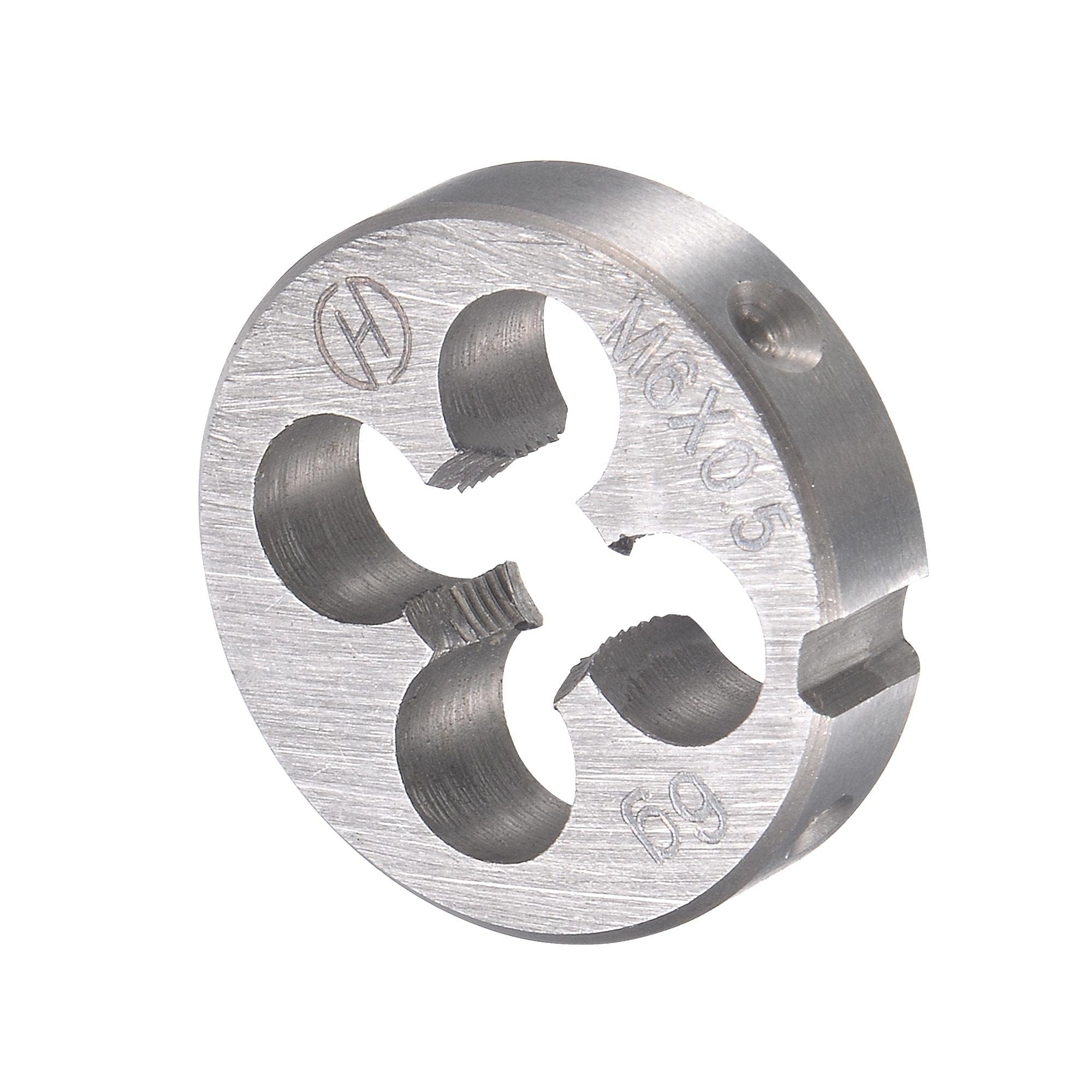 TOP-VIGOR M6 x 0.5mm Metric Tap and Die Set, Machine Thread Screw Tap with Round Threading Die - Image 4