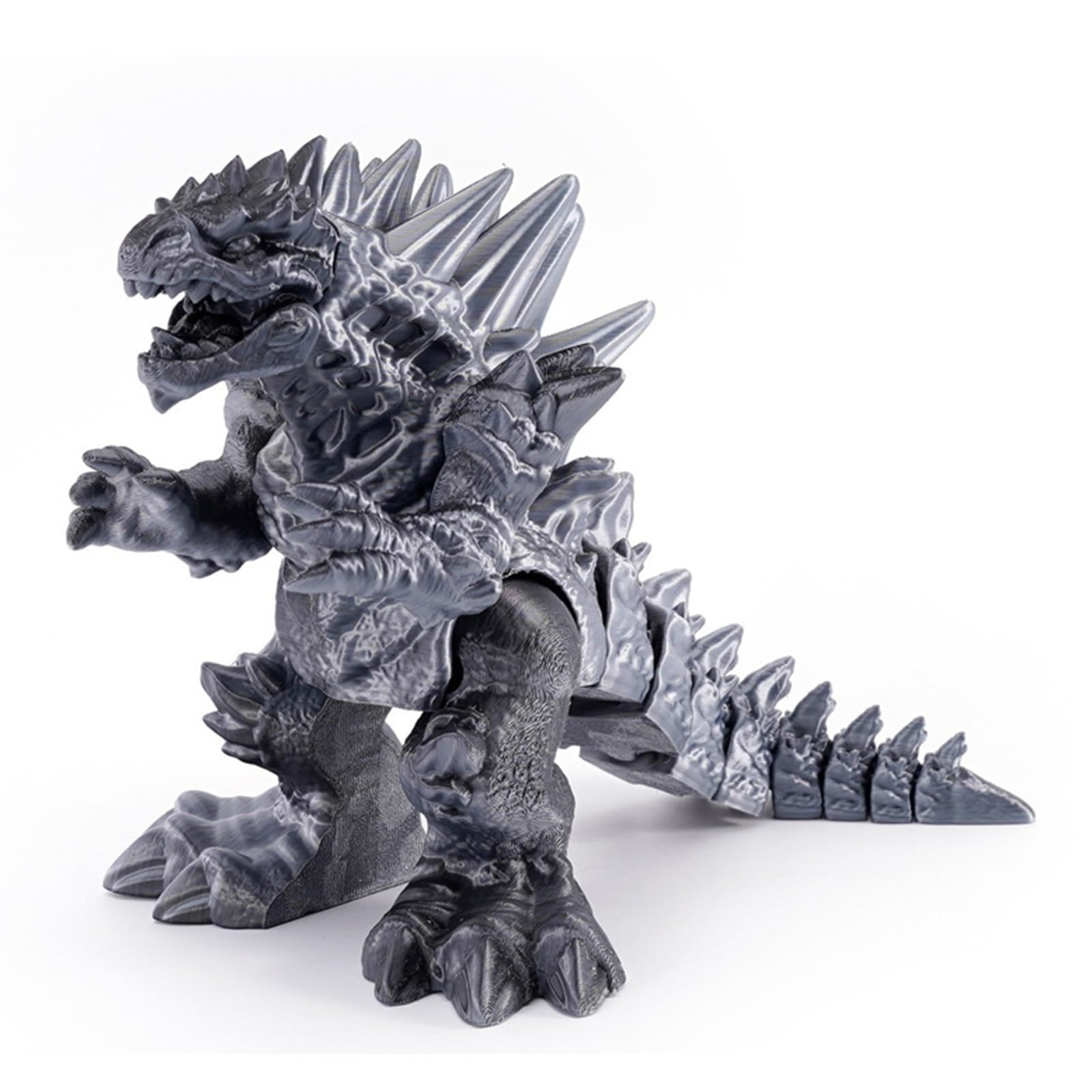 3D Printed Dinosaur Figures With Articulated Bones, Flexible Joints Fidget Dinosaur Toy, 3D-Printed Animals for Home Office Decor Adults Stress Reliefs