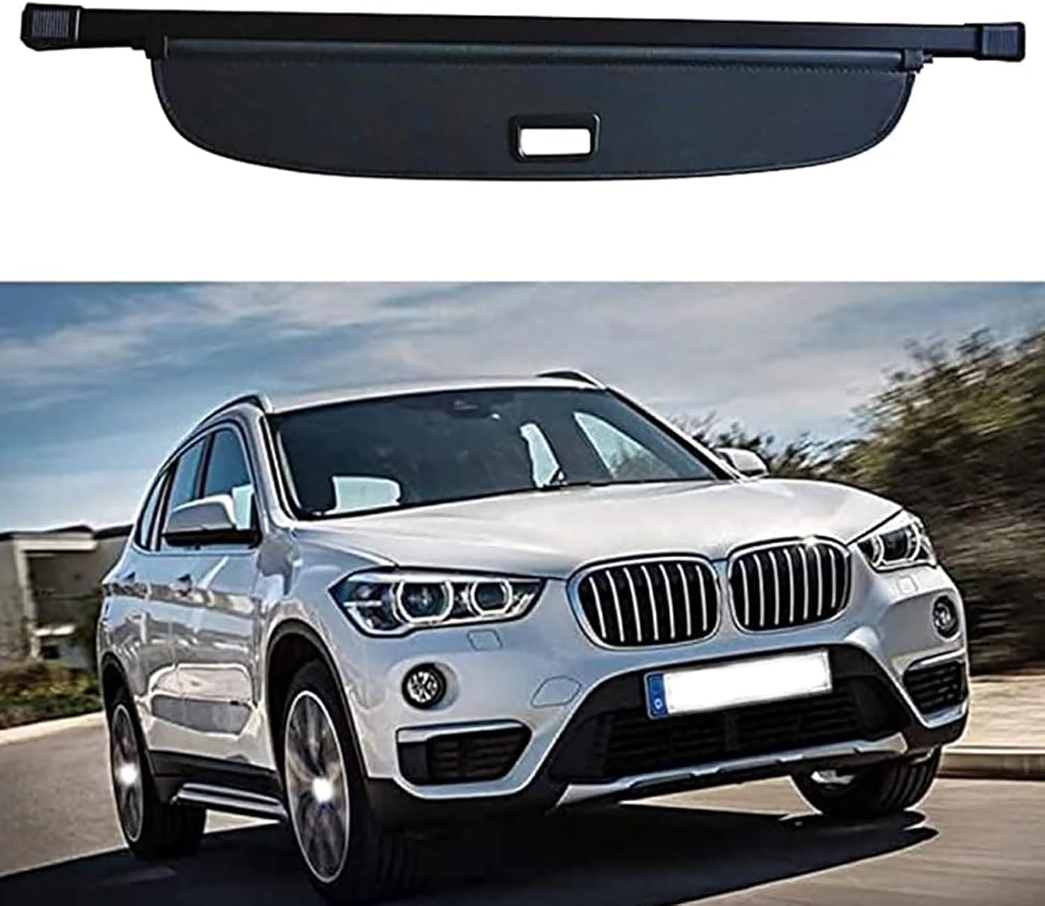 Cubreobjetos retráctil para BMW X1 E84 cubierta trasera extensible duradera