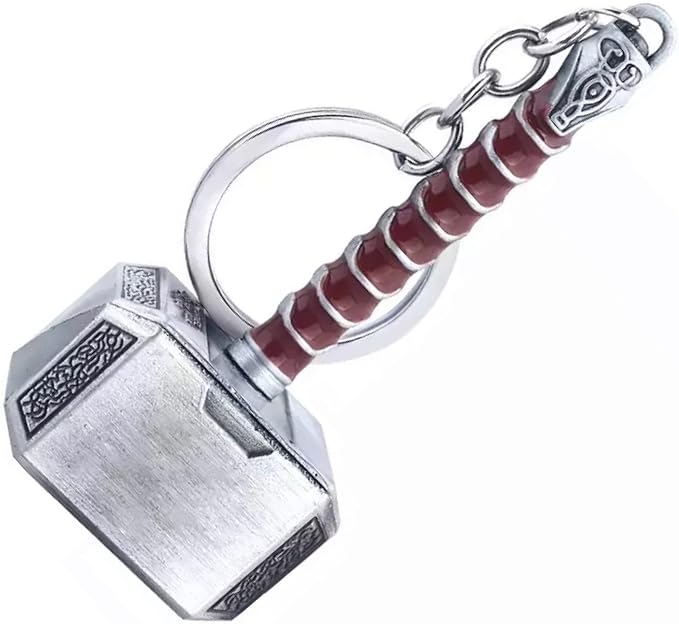 Llavero abrebotellas martillo Thor Mjolnir con imán regalo fans Marvel Día del Padre