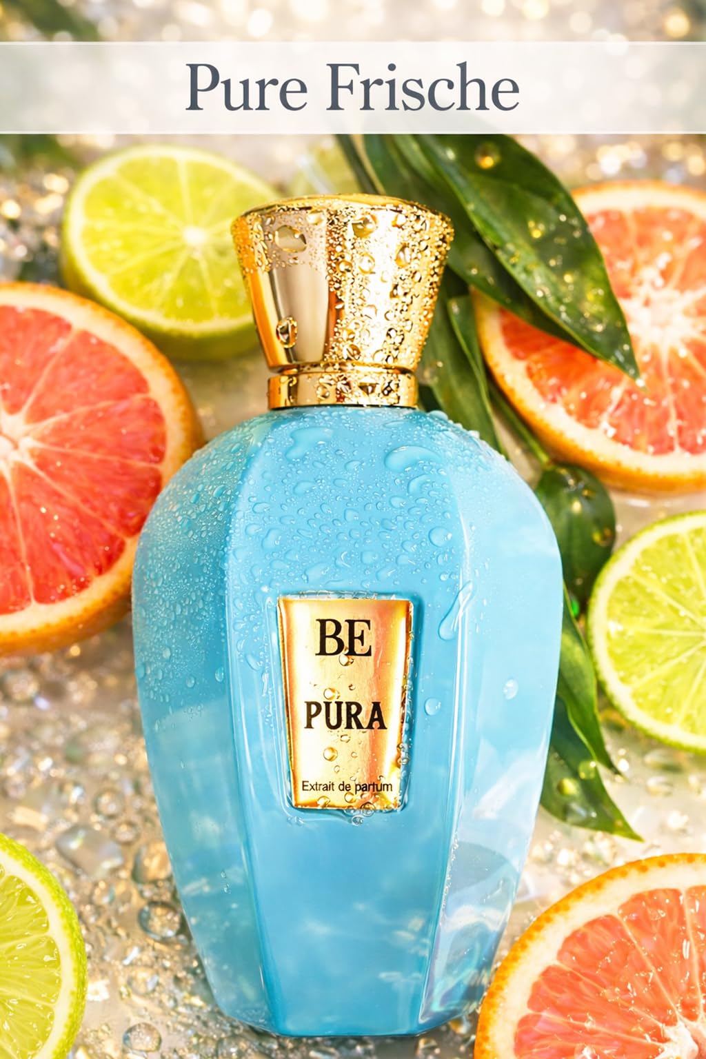 PURA – 100 ml – Extrait de Parfum Unisex – fruttato dolce – Pura – Brillante e seducente – con 25% di olio profumato – fino a 12 ore di profumo di lunga durata