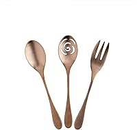 Vista 1 de Knork Juego de 3 piezas para servir recubierto de cobre y titanio