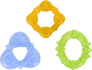 Bright Starts Chill & Teethe Water-Filled BPA-Free Teething Toys, 3-Pack for Babies 3 Months+ - Chill Gum Relief