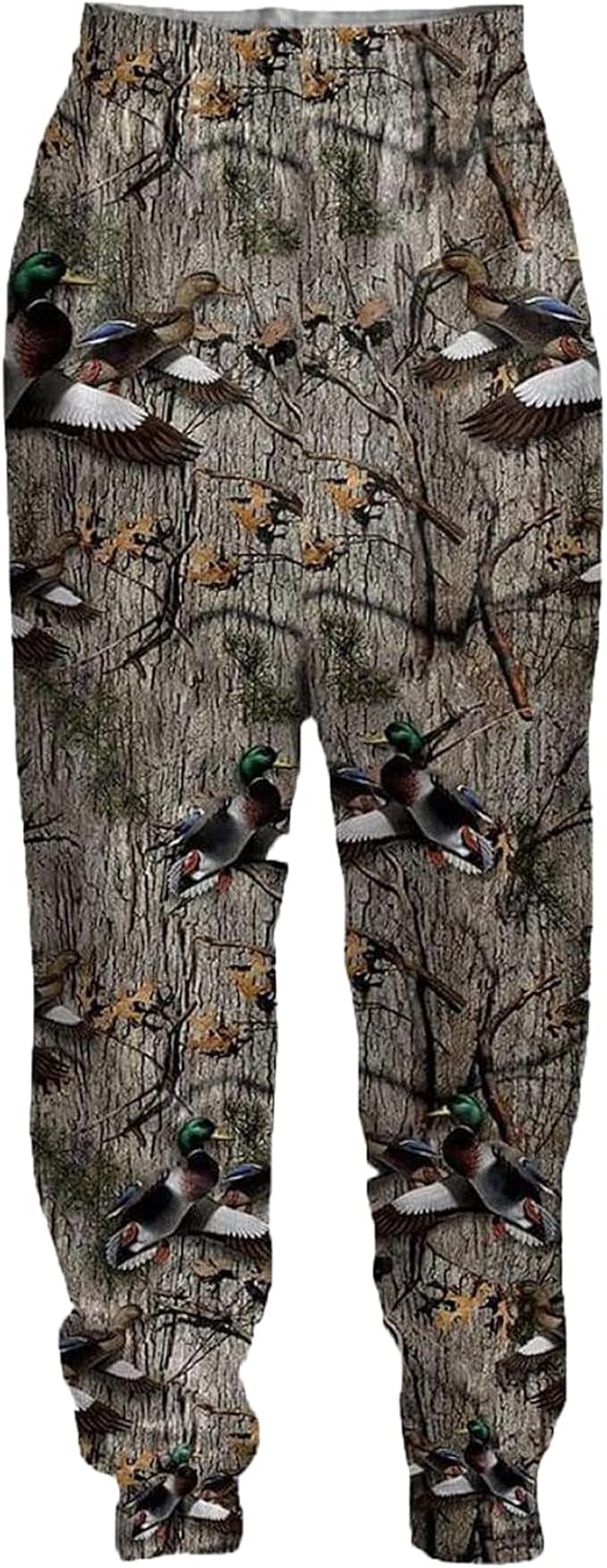3D Duck Camo Print Sweatpants Harajuku 
