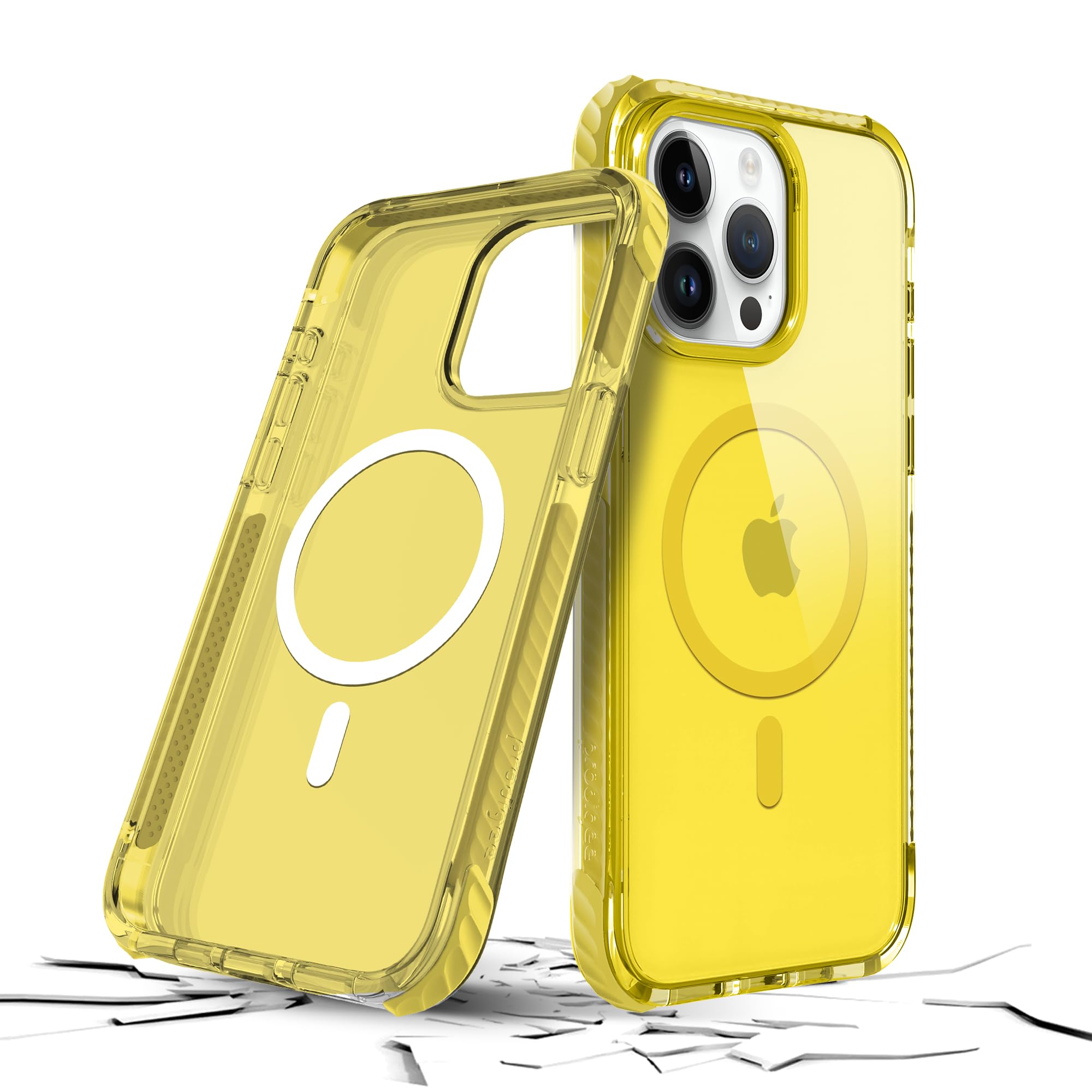 Amazon.com: Prodigee iPhone 15 Pro Max Safetee Neo Lemon + Mag