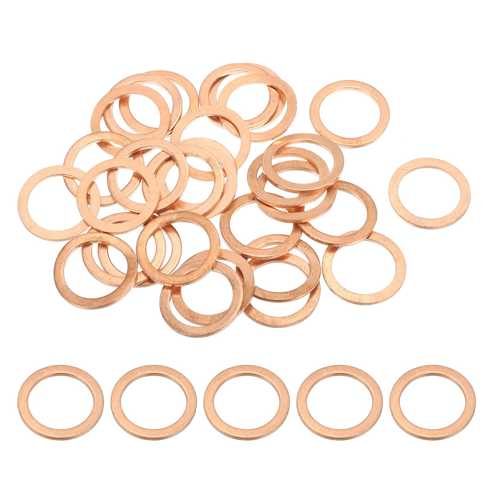 PATIKIL M18 Copper Washer Sealing Ring