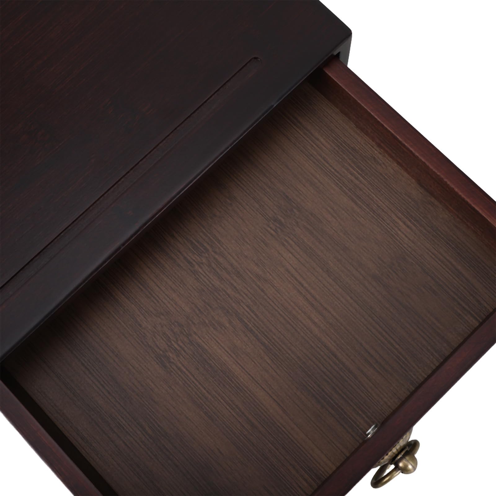 Scatola Cassetto in Legno Vintage a Scomparto Marrone
