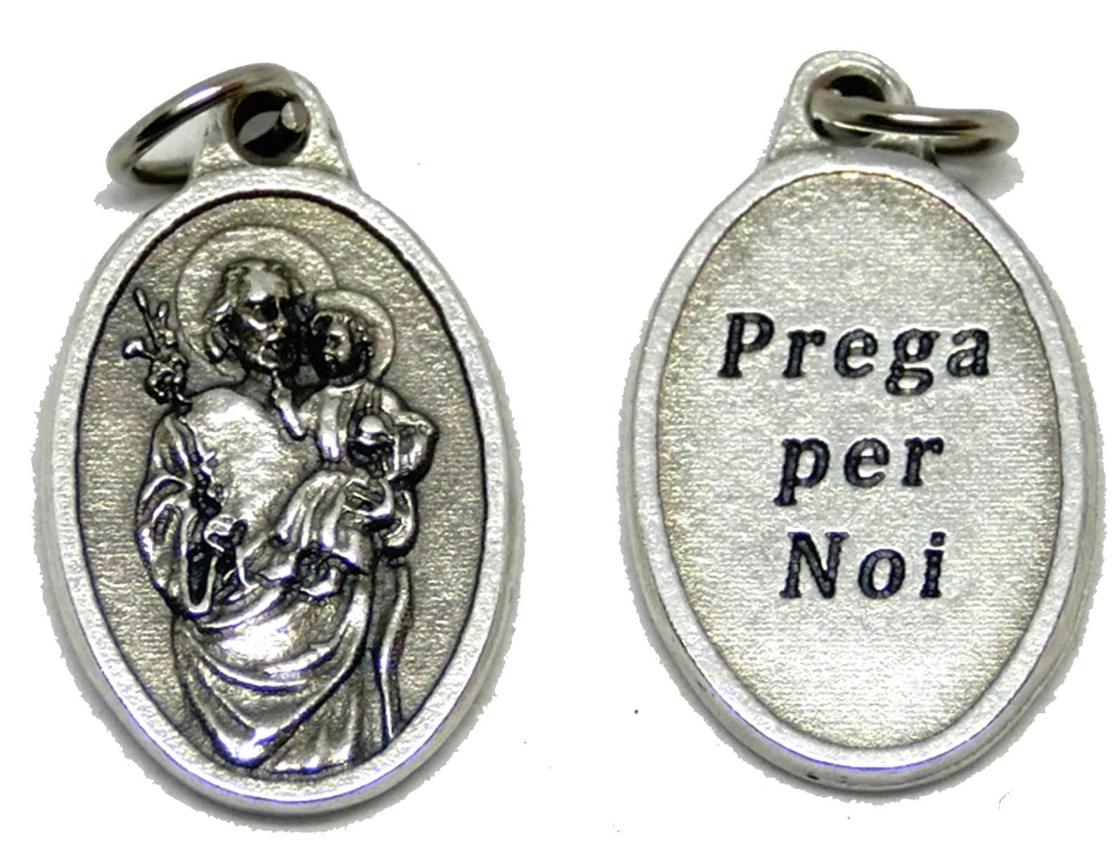 GTBITALY 60.260.30 040PPN medallas de San José ovalado plata 22 mm
