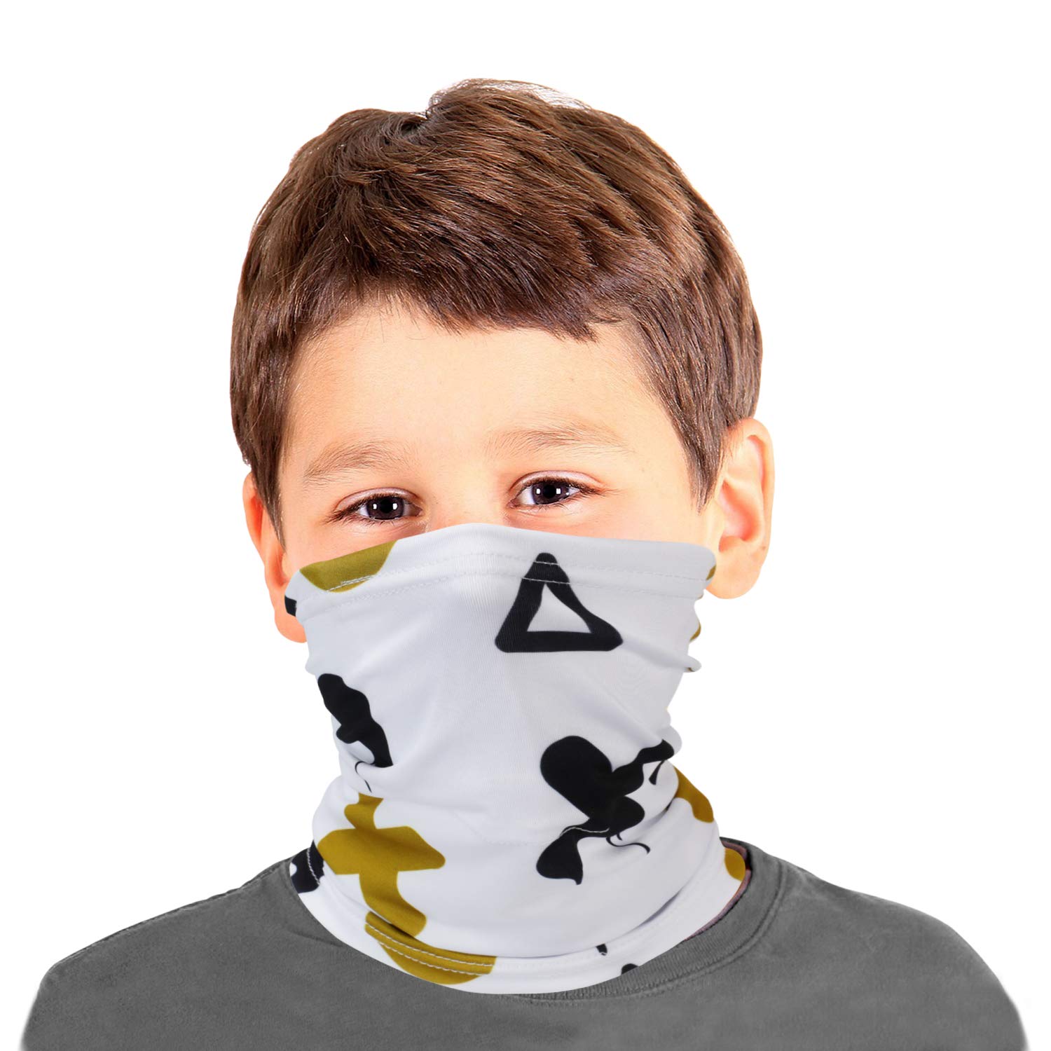 Kids Neck Gaiters Balaclava Bandanas Face Scarf Covering For