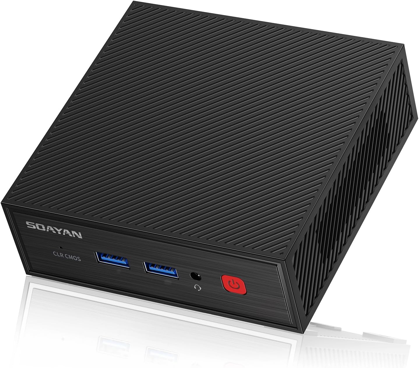 Mini PC, Alder Lake N100 Linux Mini Computers (up to 3.4GHz) 16GB DDR4 RAM 500GB SSD Ubuntu Small Desktop Computer 4K Dual Display/WiFi 6/USB3.2/BT5.2/Gigabit Ethernet for Home, Office,Business