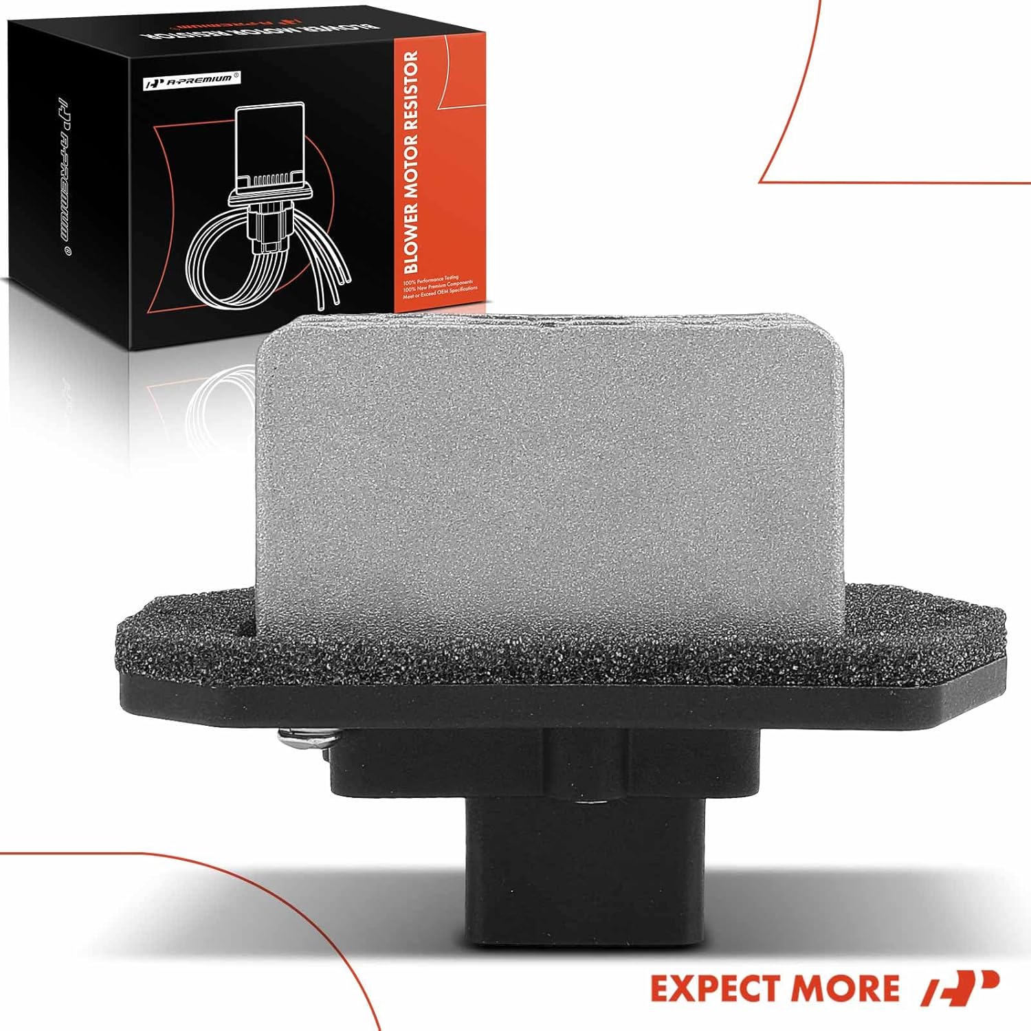 A-Premium Rear HVAC Blower Motor Resistor Compatible with Toyota Sequoia 2001-2007 - Replace# 8875052010