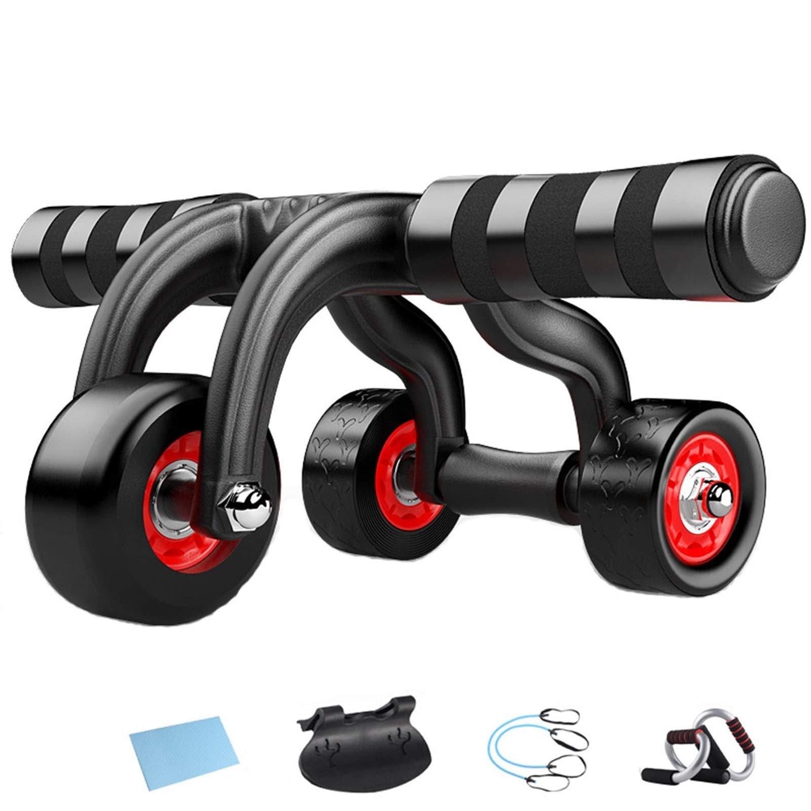 Attrezzature per il fitness addominale/Casa Palestra Muscolo addominale Wheel/Ruota muscolare addominale Con Ginocchiere/Per Addominale Muscolo Addominale