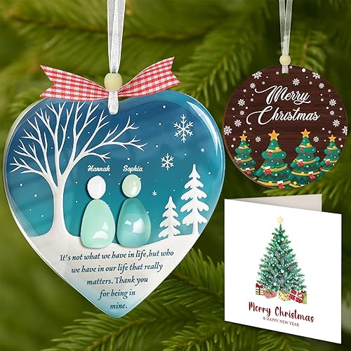 Miniatura 20 de Paquete de 5 adornos de natividad de partitura musical de madera a granel, adorno de escena católica de Navidad, recuerdo cristiano, decoración