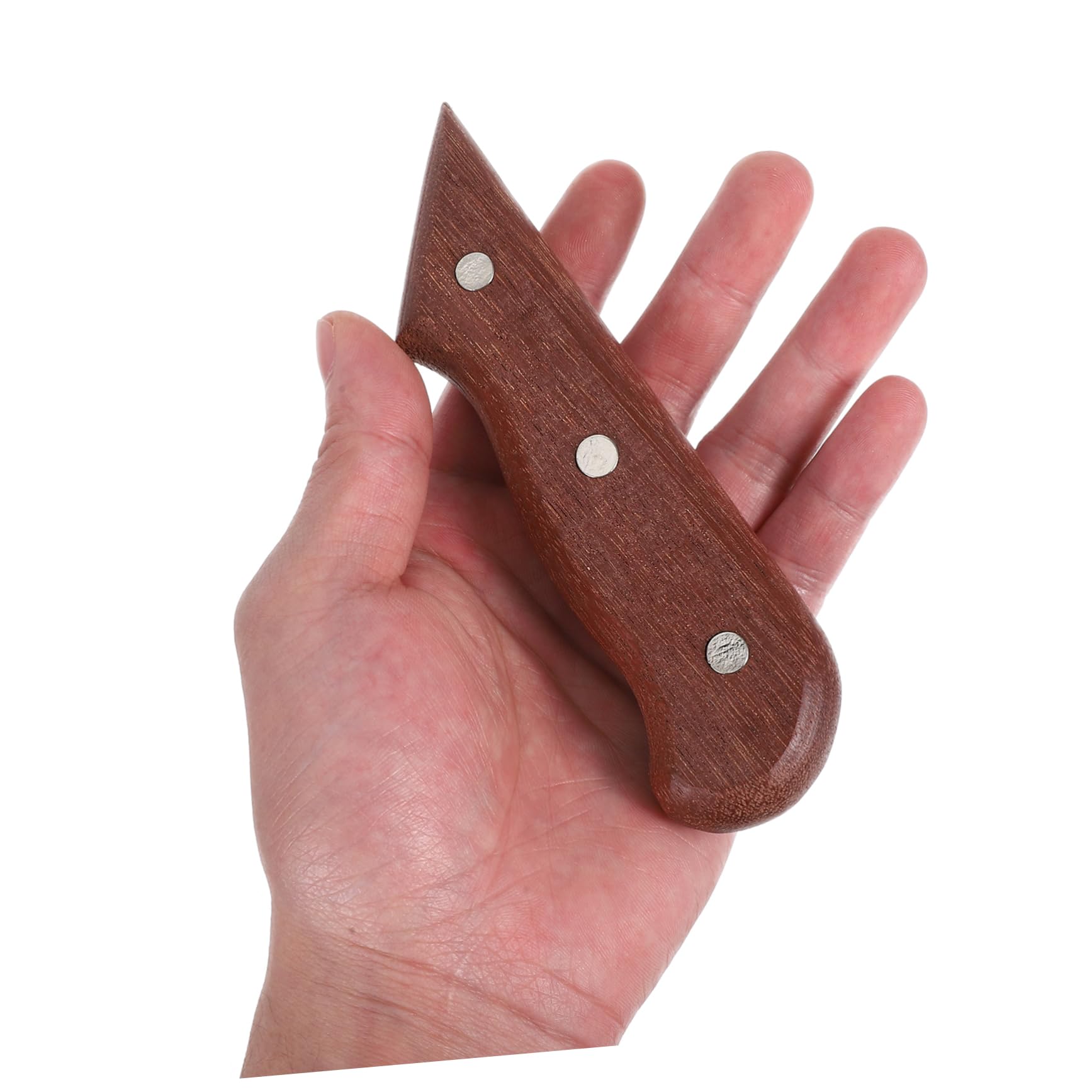 Mango de Fácil Cortador Madera para Reemplazo de del Cocina y de Empuñadura Ergonómica Cómoda, Accesorios Instalación para Cuchillos Chef en