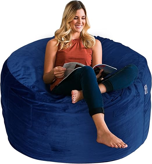 Bean Bag Chairs, Giant Bean Bag Chair Memory Foam Bean Bag Chairs for