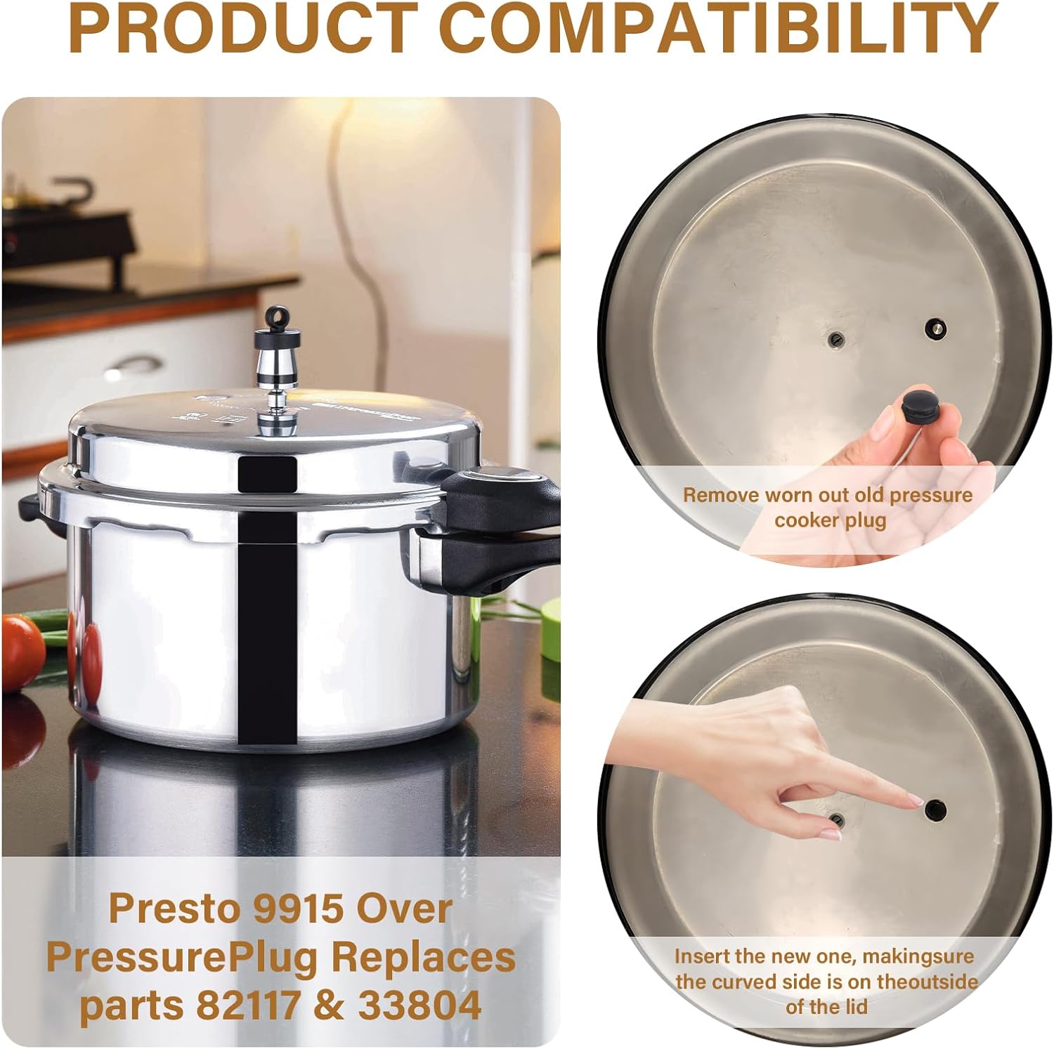 Ensure Safety with Presto Pressure Cooker Overpressure Plug: A Must-Have Replacement!