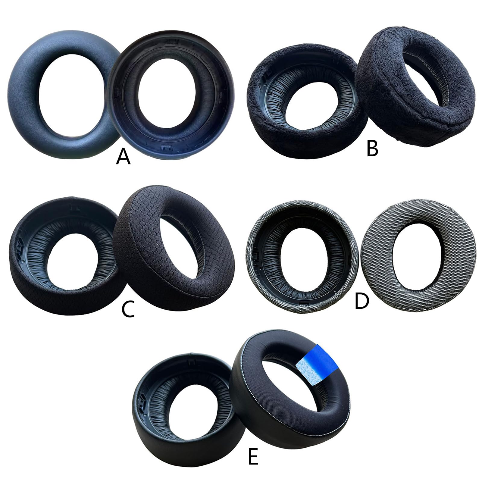 1 par de almohadillas para auriculares inalámbricos, almohadillas de espuma, pieza de repuesto para orejeras de esponja