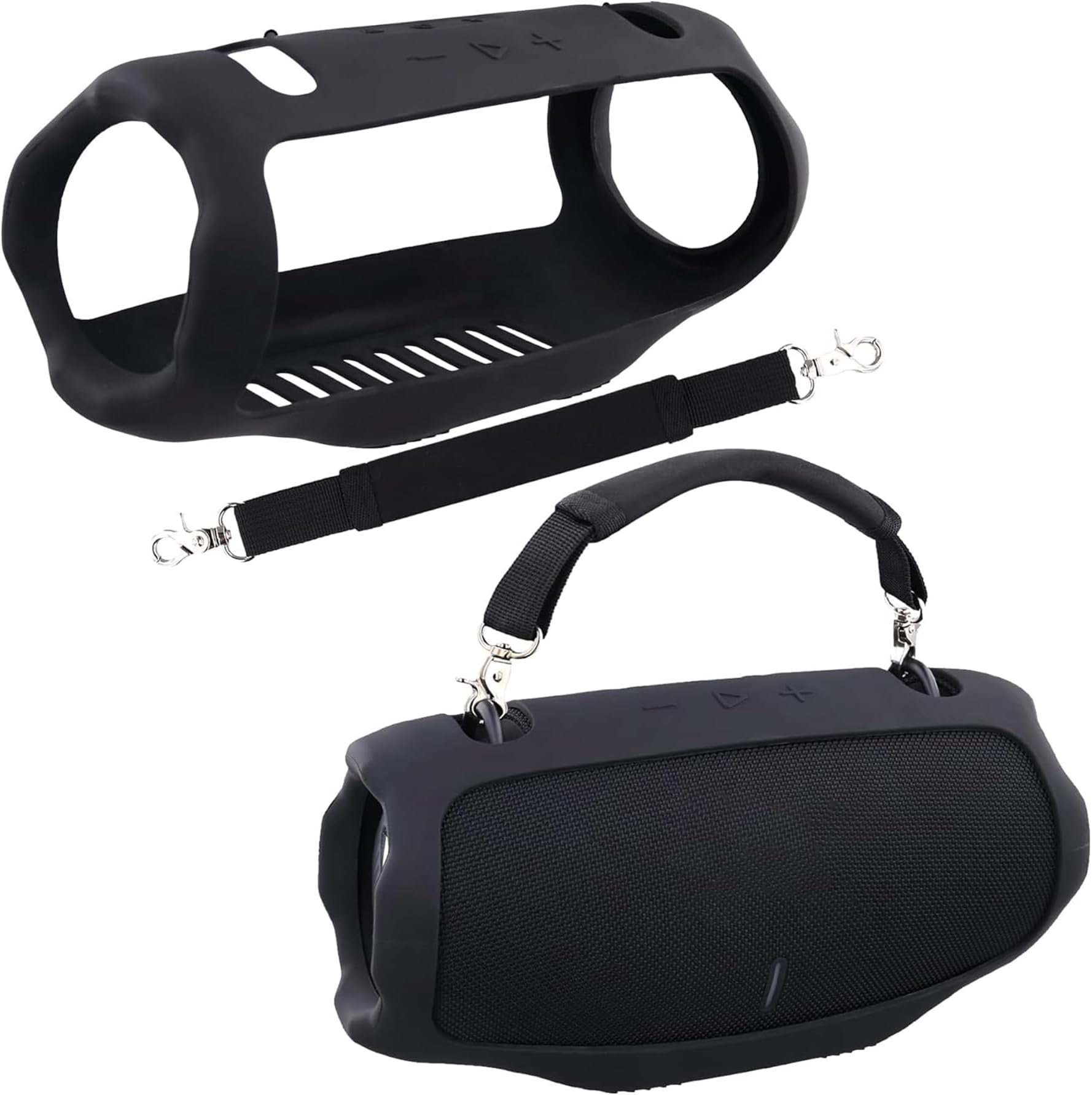 Carry Case Silicone Case Compatible with JBL Xtreme 4 Portable Bluetooth Speaker, Portable Ultralight Silicone Protective Case with Speaker Handle (Speaker Not Included)