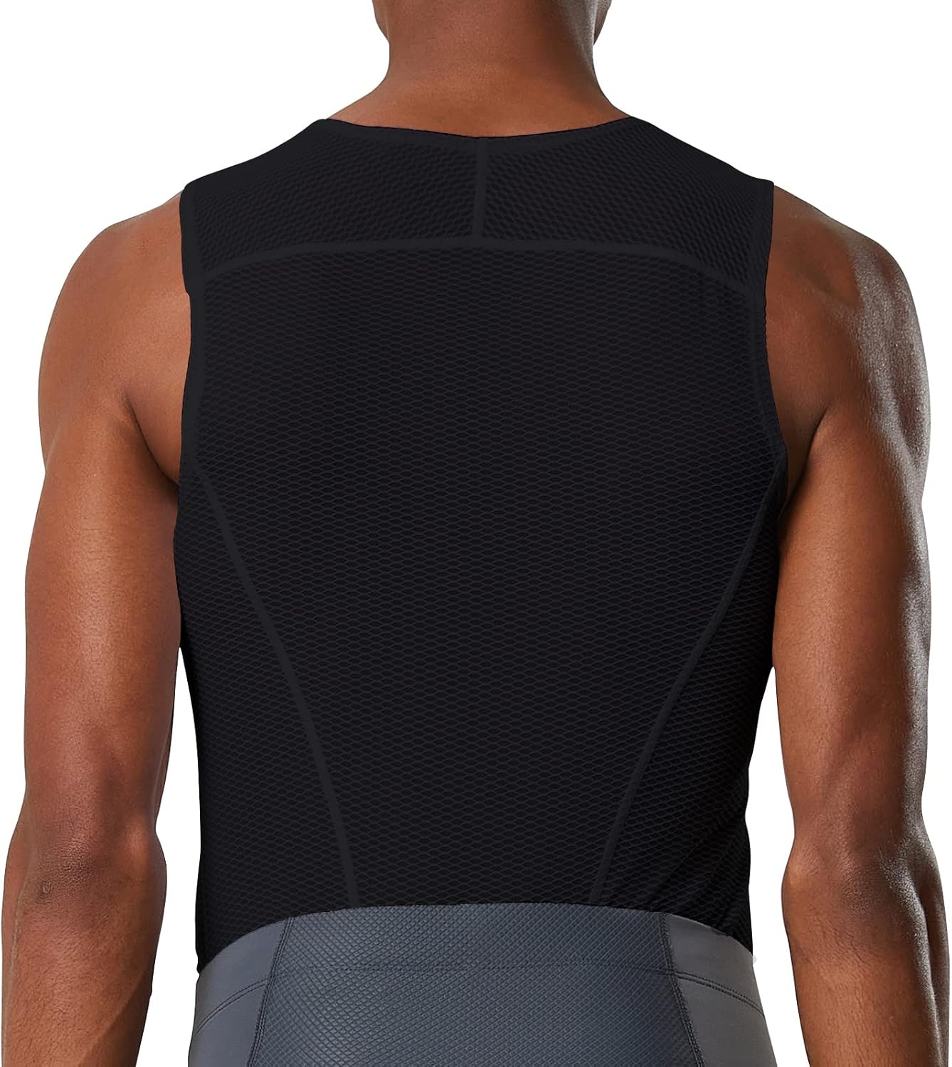YKYWBIKE Men's Cycling Base Layer Sleeveless Cycling Jersey Men Quick Dry Bicycle Undershirt Mesh Bike Base Layer Vests - Image 7