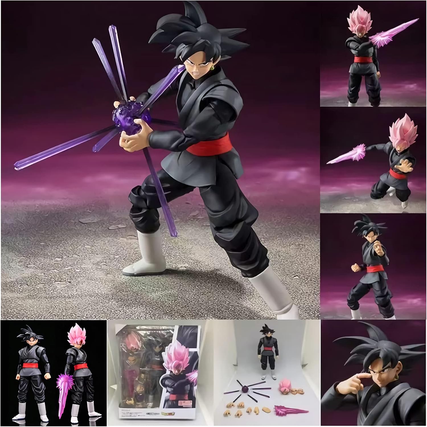 6 Inch Goku Action Figures, Dragon Stars Action Figures Goku Black Action Figure Goku Toy Multi