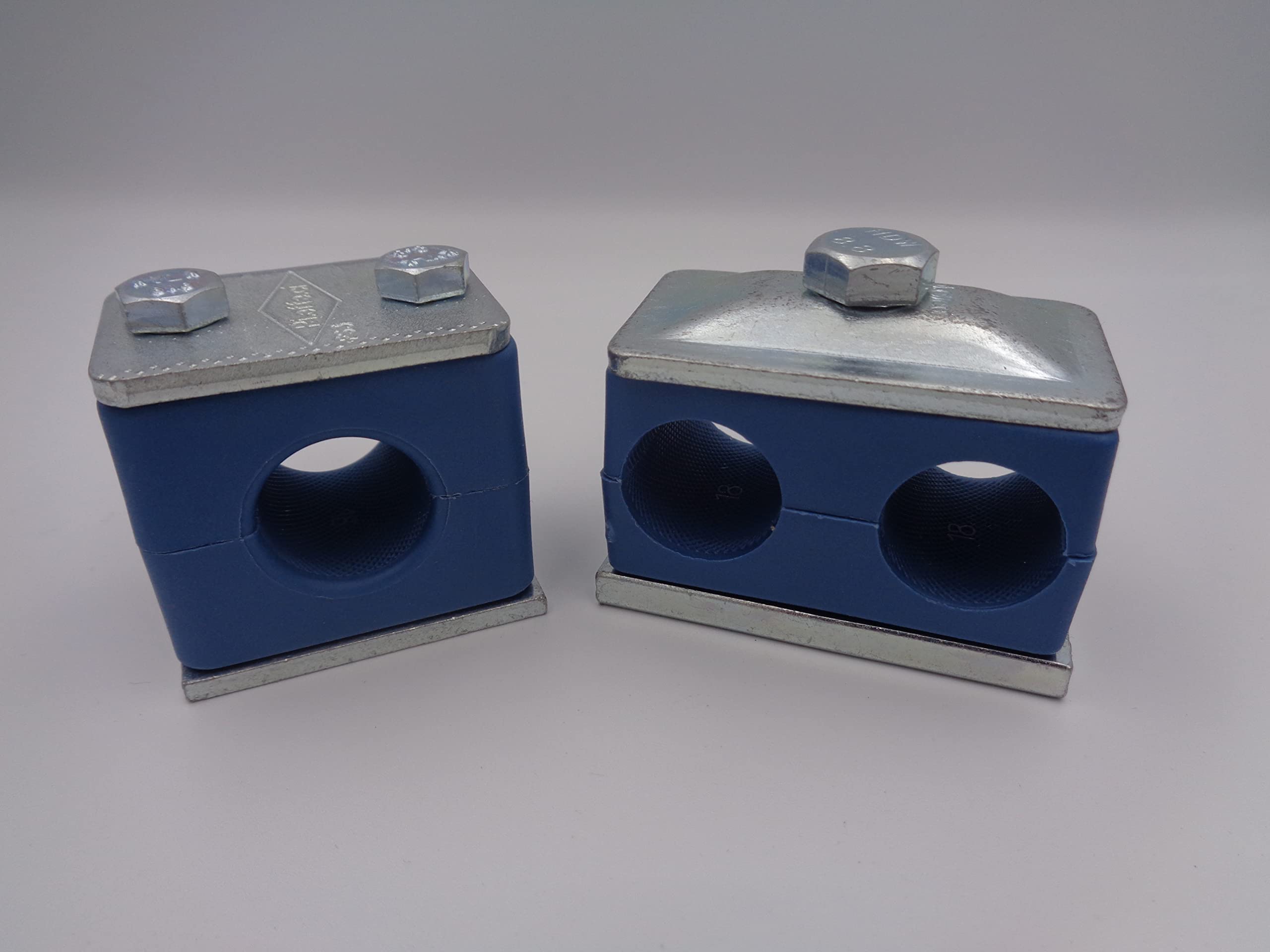 Hydraulic Pipe Clamp Single and Double Hose Choose Size (35mm, Single Pipe Clamp)