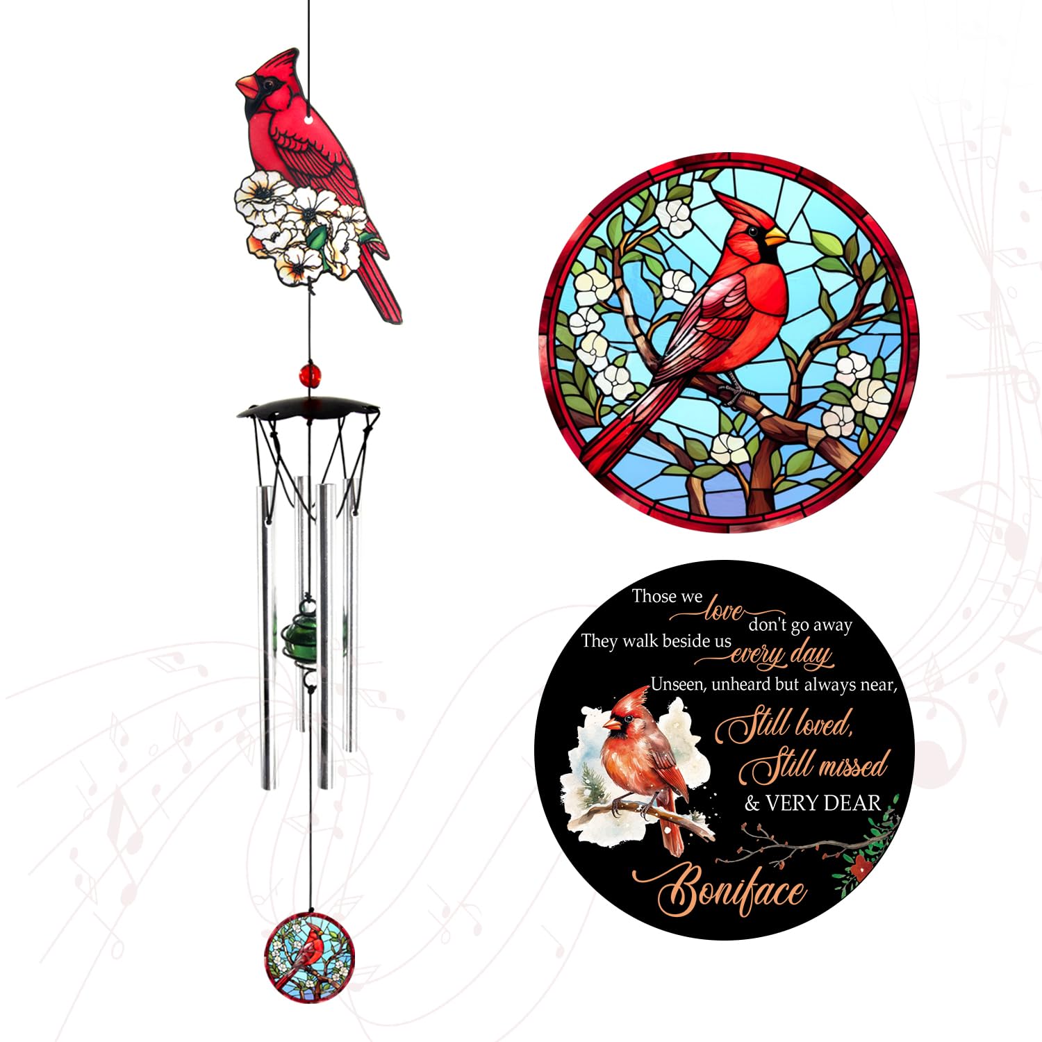 ASTARIN Personalized Wind Chimes for Outside Deep Tone,Customized Windchime Outdoors, Chimes for Outdoors,Sympathy Wind Chimes Memorial for Mom Dad