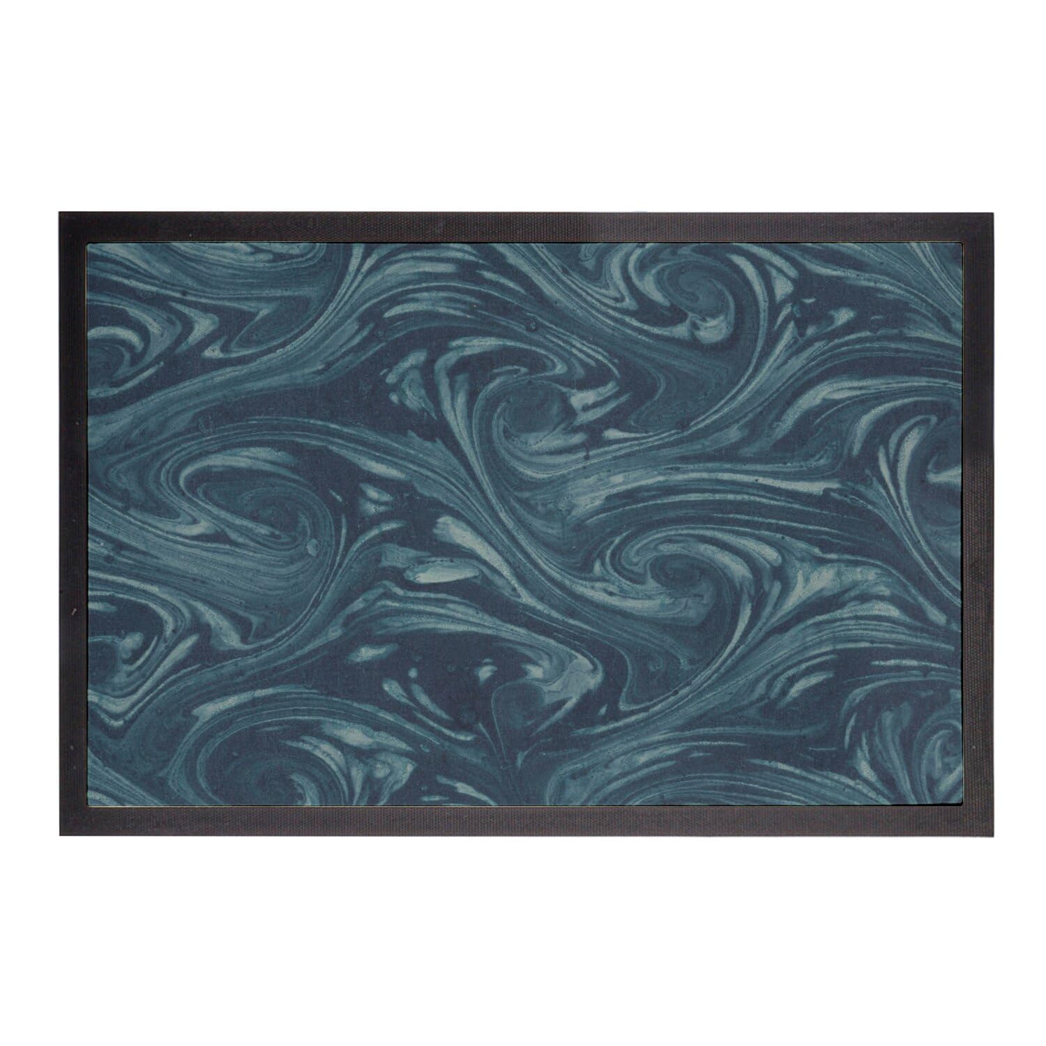 Paillasson Tourbillon Marbre stop saleté pour entrée propre 60x40cm