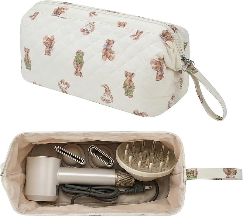 TeeYee Estojo de viagem para ferramentas de cabelo, modelo Bear
