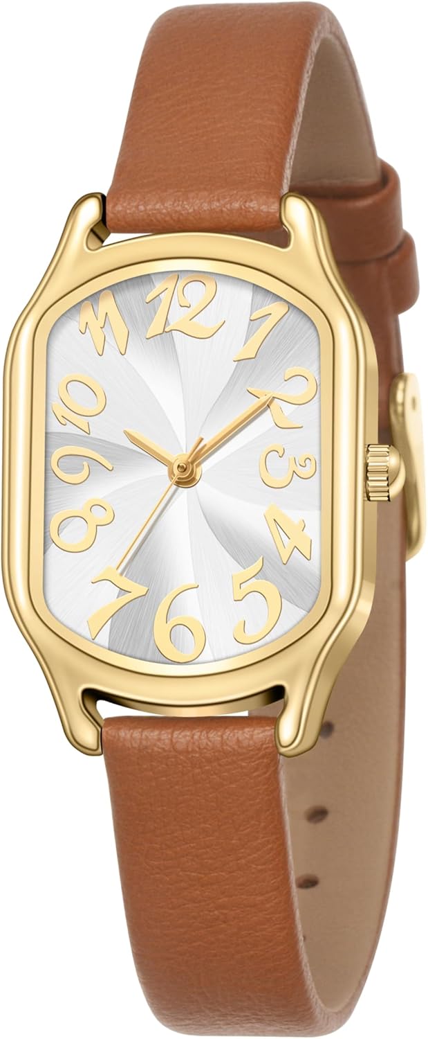 Asan Ge Women’s Leather Strap Watch, Elegant...