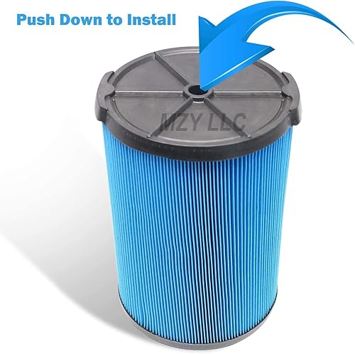 Miniatura 7 de VF5000 - Filtro de vacío de papel plisado de 3 capas para aspiradoras RIDGID de 5 a 20 galones, bolsas de vacío de repuesto VF3502 compatibles con