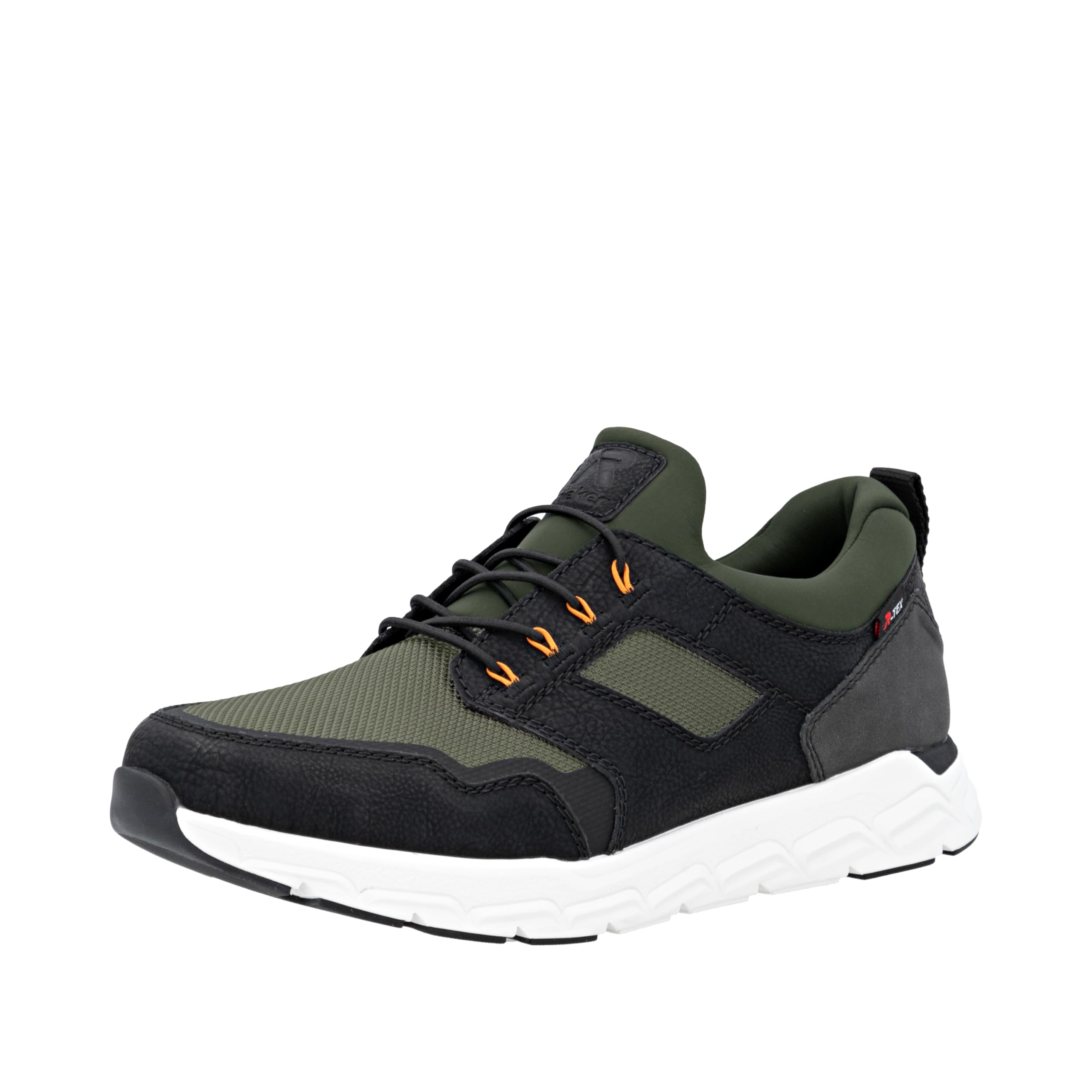 Rieker Men's 09102 Low Trainers, Green, 6.5 UK
