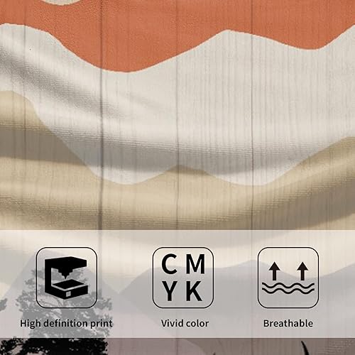 Miniatura 3 de Juego de 2 toallas de mano con diseño de oso rústico y ciervo, juego de 2 toallas de cocina suaves, toallas de baño decorativas para cara,