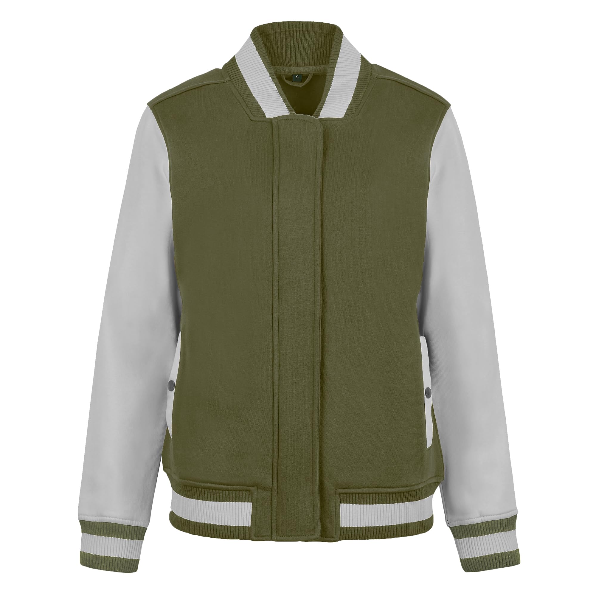 HRM College Jacke Damen I Premium Collegejacke für Damen aus weichem Mischgewebe 70% Baumwolle mit Reisverschluss I Hochwertige & nachhaltige Herren-Bekleidung