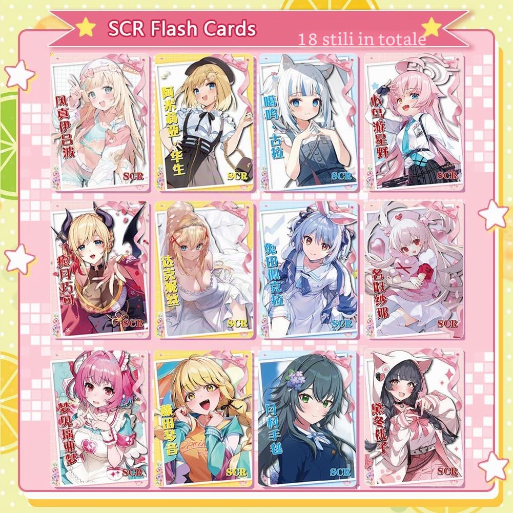 Goddess Story Waifu Cards 1YUAN14, Game Characters Erogenous Girl Goddess Cards - Scatola di carte collezionabili (1-14 FuGuang)