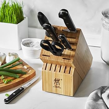 Amazon.com: ZWILLING Professional S Knife Set with Block, Chef's