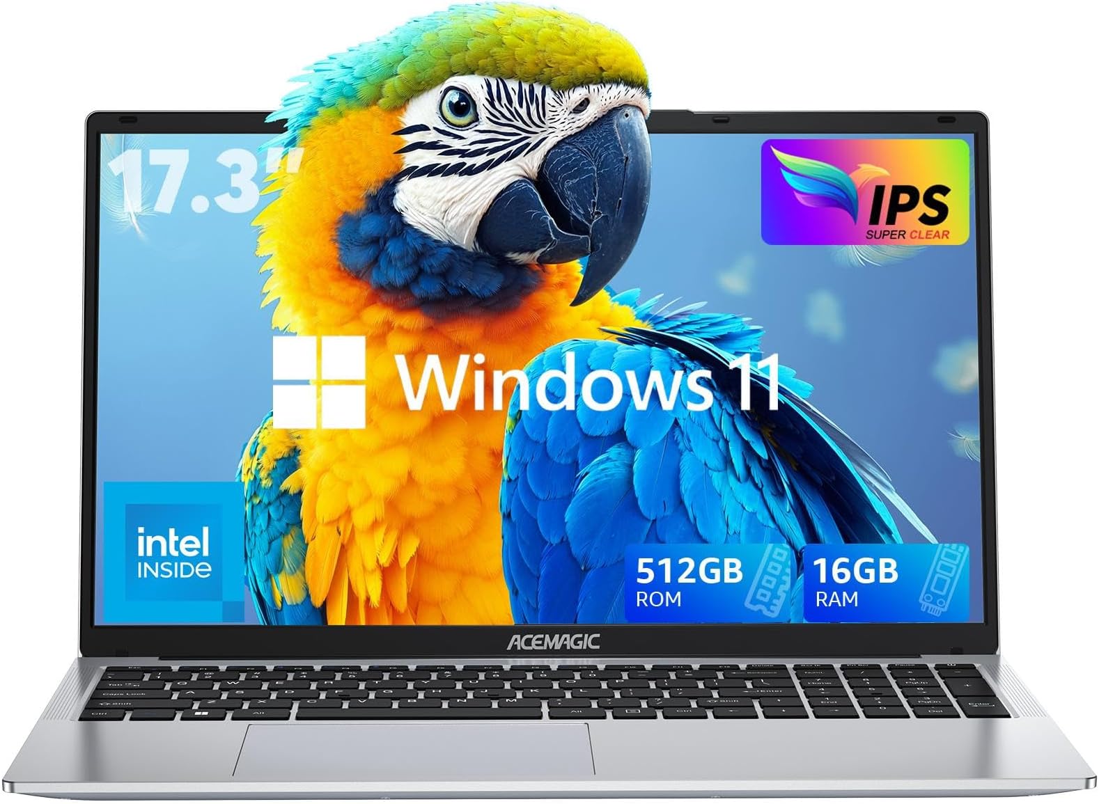 Amazon.com: DERE 2024 Updated 16”Laptop Computer,16GB LPDDR4 512GB SSD ...