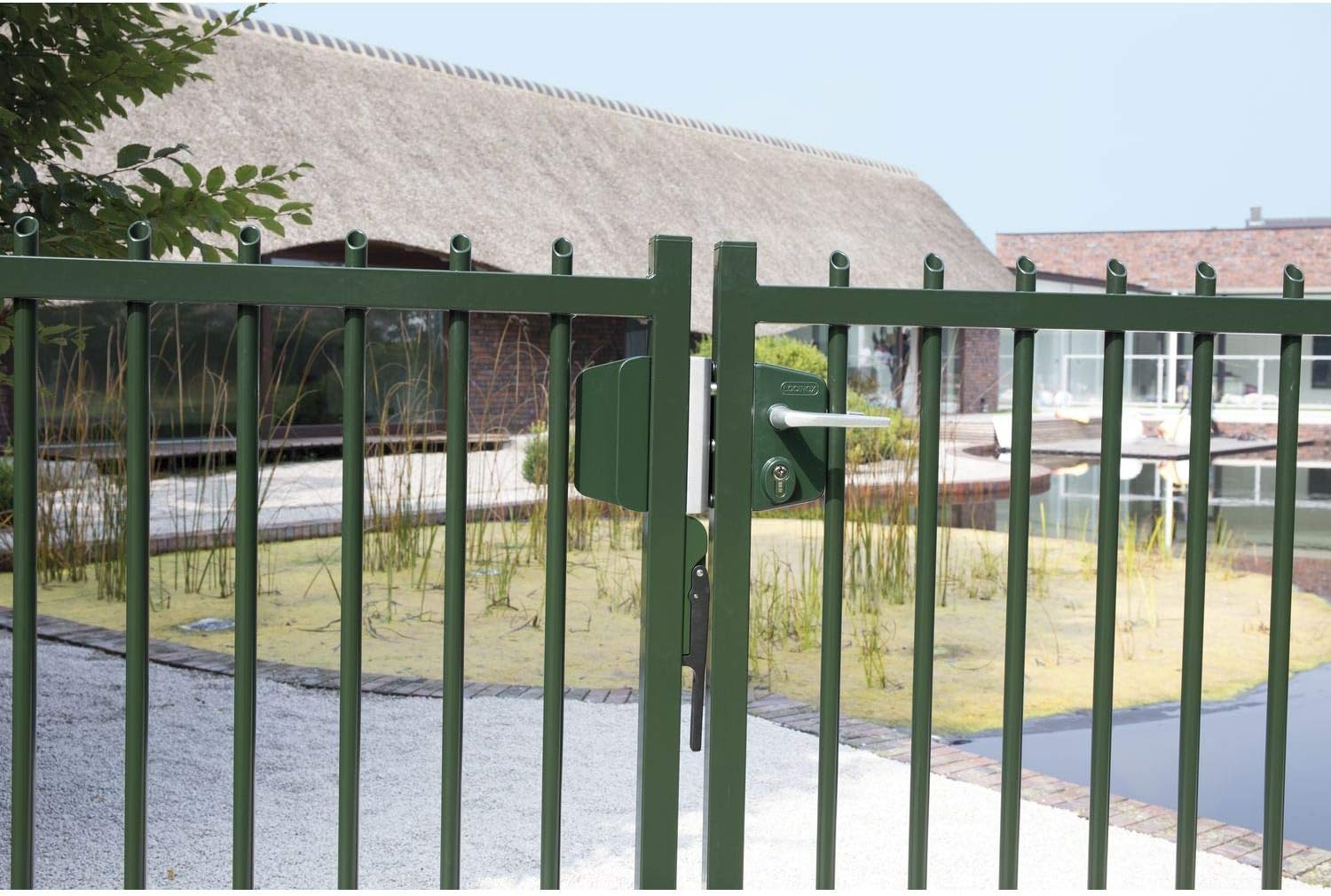 Locinox SAKLALUMQF2 Strike Plate for Lattice Gate Lock LAKQ Stainless Steel, Aluminium silberfärbig, Colour : Raw