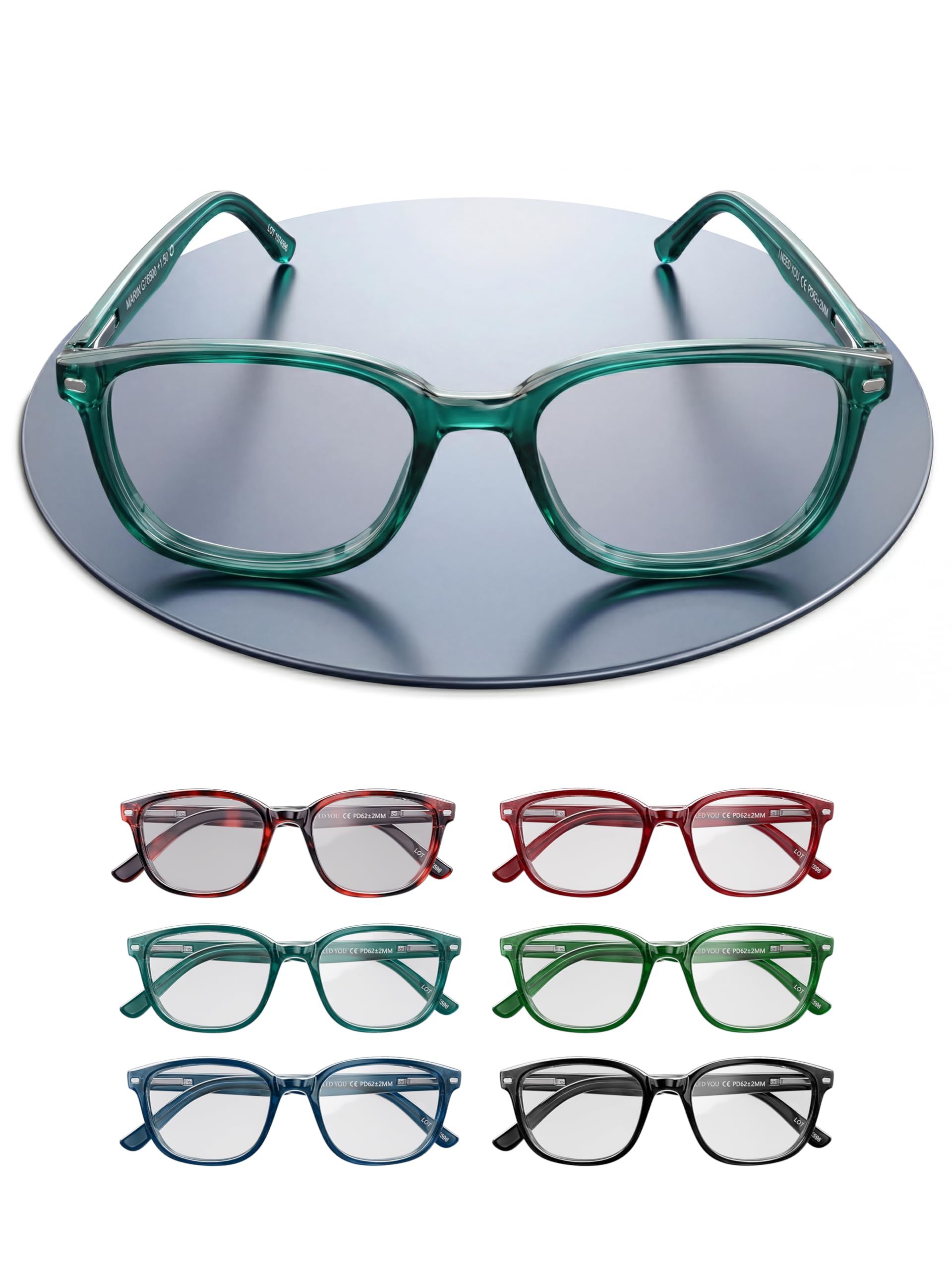 I NEED YOU Sonnenbrille FIJI für Damen & Herren Rund Retro,