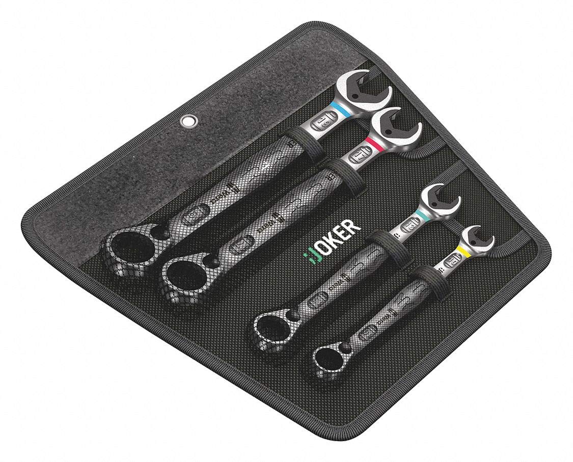 05020090001 6001 JOKER SWITCH 4 SET 1 SET OF RATCHETING COMBINATION WRENCHES 4 PIECES