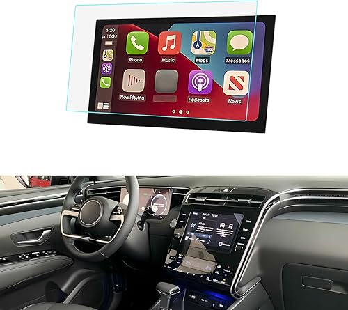 Miniatura 55 de ZCLINKO LUWU - Protector de pantalla para Hyundai Santa Cruz 2022 2023 2024 (Limited/Night/SEL/XRT/SE) de 10.25 pulgadas, accesorios de pantalla