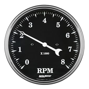 AUTO METER 1799 Gauge Tachometer (Old TYME Black 5