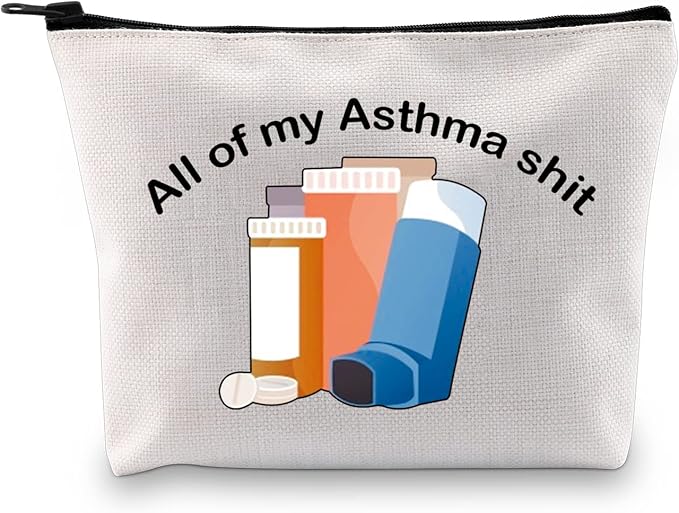 VAMSII Asthma Fighter Gift Asthma Inhaler Travel Bag All of