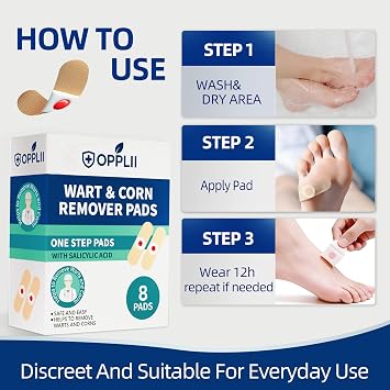 Wart Remover Pads