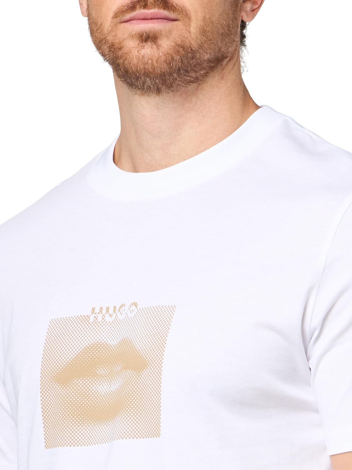 Hugo Mens Graphic Logo T-Shirt - Image 3